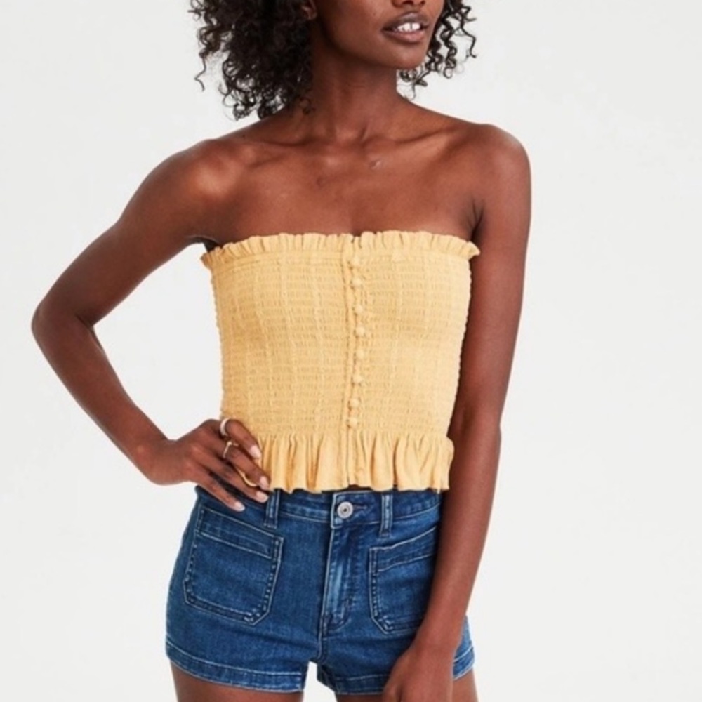 Yellow Tube Top
